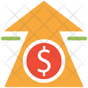پیش‌نمایش فایل currency-value-up از پک مجموعه آیکن رنگی امور مالی