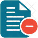 پیش‌نمایش فایل remove-document-12 از پک مجموعه آیکن رنگی امور مالی