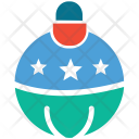 پیش‌نمایش فایل christmas-ball-138 از پک مجموعه آیکن رنگی کریسمس