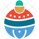 پیش‌نمایش فایل christmas-ball-139 از پک مجموعه آیکن رنگی کریسمس