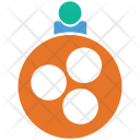 پیش‌نمایش فایل christmas-ball-142 از پک مجموعه آیکن رنگی کریسمس