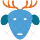 پیش‌نمایش فایل reindeer-263 از پک مجموعه آیکن رنگی کریسمس