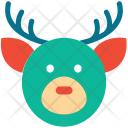 پیش‌نمایش فایل reindeer-264 از پک مجموعه آیکن رنگی کریسمس