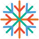پیش‌نمایش فایل snowflake-1819 از پک مجموعه آیکن رنگی کریسمس