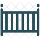 پیش‌نمایش فایل baby-bed-2 از پک مجموعه آیکن رنگی مبلمان