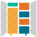 پیش‌نمایش فایل open-cupboard-1 از پک مجموعه آیکن رنگی مبلمان