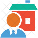 پیش‌نمایش فایل home-agent-5 از پک مجموعه آیکن رنگی املاک و مستغلات