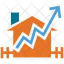 پیش‌نمایش فایل property-rate-increment از پک مجموعه آیکن رنگی املاک و مستغلات