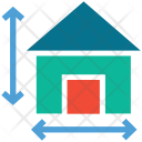 پیش‌نمایش فایل home-measurement-2 از پک مجموعه آیکن رنگی املاک و مستغلات