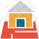 پیش‌نمایش فایل home-plan-17 از پک مجموعه آیکن رنگی املاک و مستغلات