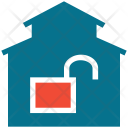پیش‌نمایش فایل insecure-home از پک مجموعه آیکن رنگی املاک و مستغلات