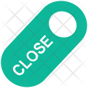 پیش‌نمایش فایل close-label از پک مجموعه آیکن رنگی هتل و رستوران