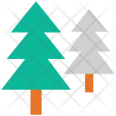 پیش‌نمایش فایل fir-trees-2 از پک مجموعه آیکن رنگی هتل و رستوران