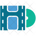 پیش‌نمایش فایل cd-637 از پک مجموعه آیکن رنگی موسیقی