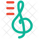 پیش‌نمایش فایل clef-6 از پک مجموعه آیکن رنگی موسیقی