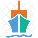 پیش‌نمایش فایل ship-446 از پک مجموعه آیکن رنگی حمل‌ونقل