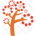 پیش‌نمایش فایل dotted-leafs از پک مجموعه آیکن رنگی درختان