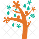 پیش‌نمایش فایل leafs-and-flowers از پک مجموعه آیکن رنگی درختان