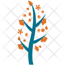 پیش‌نمایش فایل leafy-tree-5 از پک مجموعه آیکن رنگی درختان