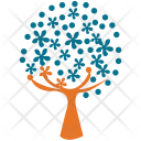 پیش‌نمایش فایل shrub-tree-24 از پک مجموعه آیکن رنگی درختان