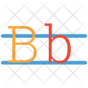 پیش‌نمایش فایل b-letter از پک مجموعه آیکن رنگی آموزش