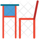 پیش‌نمایش فایل chair-735 از پک مجموعه آیکن رنگی آموزش
