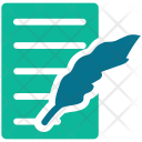 پیش‌نمایش فایل feather-128 از پک مجموعه آیکن رنگی آموزش
