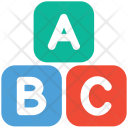 پیش‌نمایش فایل abc-block-1 از پک مجموعه آیکن رنگی آموزش