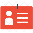 پیش‌نمایش فایل id-card-204 از پک مجموعه آیکن رنگی آموزش