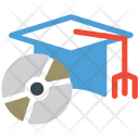 پیش‌نمایش فایل graduate-cap-3 از پک مجموعه آیکن رنگی آموزش