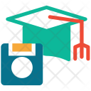 پیش‌نمایش فایل graduate-cap-4 از پک مجموعه آیکن رنگی آموزش