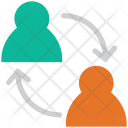 پیش‌نمایش فایل human-connectivity از پک مجموعه آیکن رنگی آموزش