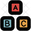 پیش‌نمایش فایل educational-blocks-3 از پک مجموعه آیکن واکنش‌گرا آموزش