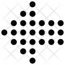 پیش‌نمایش فایل dotted-arrow-2 از پک مجموعه آیکن وکتور فلش‌ها