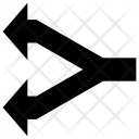 پیش‌نمایش فایل fork-arrow-1 از پک مجموعه آیکن وکتور فلش‌ها