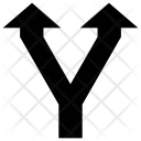 پیش‌نمایش فایل fork-300 از پک مجموعه آیکن وکتور فلش‌ها