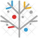 پیش‌نمایش فایل branch-54 از پک مجموعه آیکن خطی رنگی کریسمس