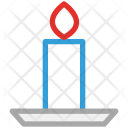 پیش‌نمایش فایل candle-stand-63 از پک مجموعه آیکن خطی رنگی کریسمس