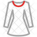 پیش‌نمایش فایل dress-902 از پک مجموعه آیکن خطی رنگی پوشاک
