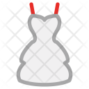 پیش‌نمایش فایل dress-906 از پک مجموعه آیکن خطی رنگی پوشاک