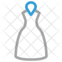 پیش‌نمایش فایل frock-69 از پک مجموعه آیکن خطی رنگی پوشاک