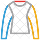 پیش‌نمایش فایل sweatshirt-4 از پک مجموعه آیکن خطی رنگی پوشاک