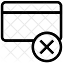 پیش‌نمایش فایل delete-card از پک مجموعه آیکن خطی وکتور پول