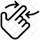 پیش‌نمایش فایل rotate-right-16 از پک مجموعه آیکن ژست دست