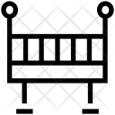 پیش‌نمایش فایل crib-50 از پک مجموعه آیکن وکتور نوزاد