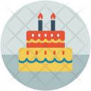 پیش‌نمایش فایل cake-1101 از پک مجموعه آیکن تخت هتل