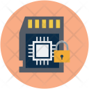 پیش‌نمایش فایل memory-chip-with-lock از پک مجموعه آیکن تخت امنیت