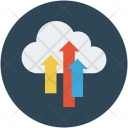 پیش‌نمایش فایل cloud-upload-56 از پک مجموعه آیکن تخت وب عمومی