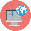 پیش‌نمایش فایل internet-602 از پک مجموعه آیکن تخت وب عمومی
