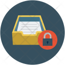 پیش‌نمایش فایل locked-inbox از پک مجموعه آیکن تخت وب عمومی